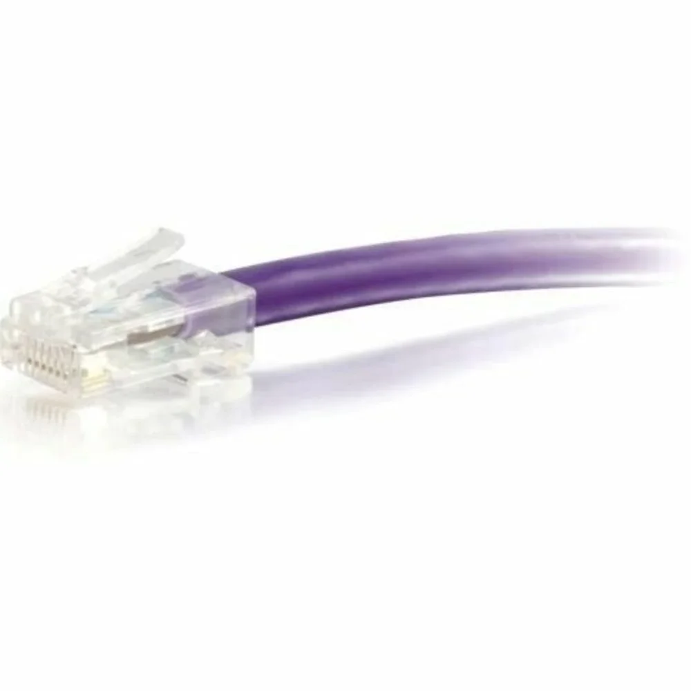 NEW C2G Get Connected 04222 14ft Cat6 Non Booted Network Patch Cable Cord Purple